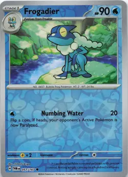 Frogadier 057/167 SV06: Twilight Masquerade Reverse Holo NM Pokemon TCG - Image 1