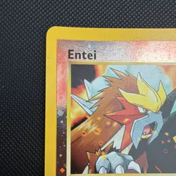 Pokemon TCG Entei 34/53 Wotc Promo Reverse Holo EN 80HP Basic with Swirl - Image 5