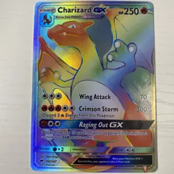 Charizard GX 150/147 Burning Shadows Secret Rare Full Art Holo HP 250 (in mag) - Image 1