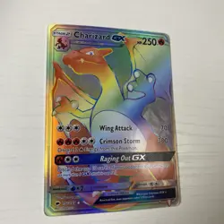 Charizard GX 150/147 Burning Shadows Secret Rare Full Art Holo HP 250 (in mag) - Image 3