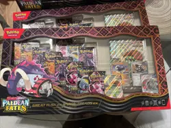 3x Pokemon TCG Paldean Fates Great Tusk ex and Iron Treads ex Premium Collection - Image 3