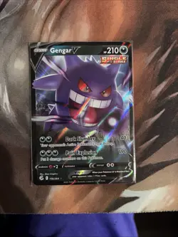 The Pokemon Company Gengar V 156/264 Ultra Rare Holo EN SWSH08 Fusion Strike - Image 1