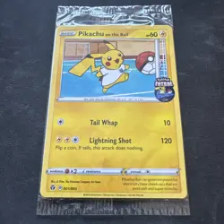 Pikachu on the Ball - (Pokemon Futsal) 001/005 Sealed - Image 4