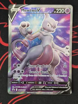 Pokemon Mewtwo V SWSH229 SWSH: Sword & Shield Promo Full Art Holo Promo - Image 1