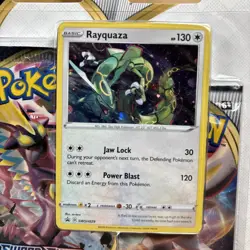 Pokemon SWSH Rebel Clash Rayquaza 3-Pack Booster Blister Set - Factory Sealed 820650806858 - Image 2