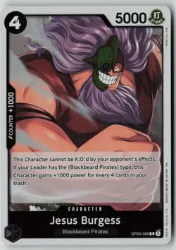 Jesus Burgess (Reprint) OP09-086 One Piece Premium Booster -The Best- Vol. 2 NM - Image 1