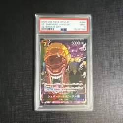 2025 One Piece St. Shepherd Ju Peter OP13-084 Alternate Art Foil Japanese PSA 9 - Image 1