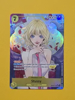 Stussy (110) (Alternate Art) OP13-110 Carrying On His Will Foil NEAR MINT - Image 1