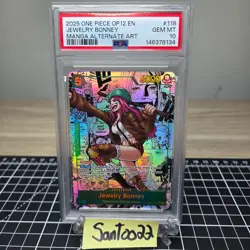 One Piece Jewelry Bonney OP12-118 Manga Alt Art SEC PSA 10 Gem Mint - Image 1