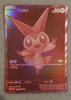 Pokemon Victini Card Black Bolt Red Holo BWR 171/086 Near Mint🔥🔥 - Image 1