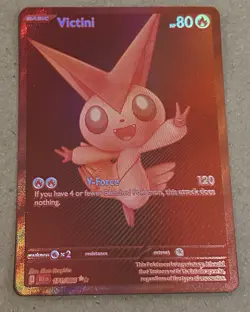 Pokemon Victini Card Black Bolt Red Holo BWR 171/086 Near Mint🔥🔥 - Image 2