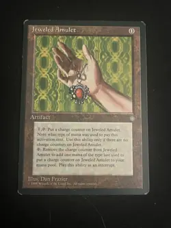 MTG Jeweled Amulet Ice Age, Lightly Played Card, Magic The Gathering - Image 1