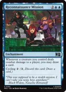 ~ Reconnaissance Mission ~ NM ~ Commander: Marvel Super Heroes ~ MTG ~ - Image 1