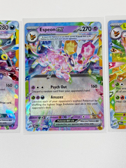 Pokemon Umbreon, Espeon, Leafeon, Jolteon, Prismatic Evolution 4-Card EX Lot - Image 3