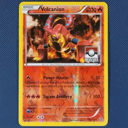 Volcanion 25/114 - Steam Siege - League Promo Reverse Holo Pokemon Card - M / NM - Image 1