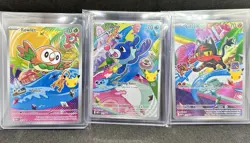 Rowlet Litten Popplio MEP 043 044 045 First Partner Series 1 Promo Pokemon Cards - Image 1