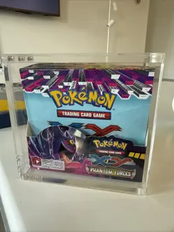 Pokemon XY Phantom Forces M Gengar EX Opened Emptied Booster Card Box TCG CCG - Image 1