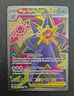 Mega Starmie ex 102/088 Perfect Order Ultra Rare Pokemon Card NM - Image 1