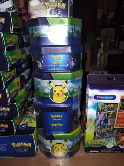 Lot Of 16 Pokemon Go Boxes, Radiant Eevee, Team Valor, V Battle Decks, 5 Tins 820650850509 - Image 3