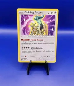 Shining Arceus 57/73 Sun & Moon Shining Legends Pokemon Card TCG Nintendo 2017 - Image 1