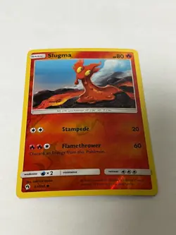 Slugma - 43/214 Lost Thunder - Pokemon Reverse Holo Foil Rare Nice! - Image 1