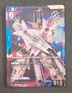 Gundam Card Game - Full Armor Unicorn Gundam - Promo Winner GD03-010 English - Image 1