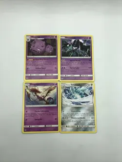 Lot Of 4 Pokemon TCG Non Holo Rare Cards See Pictures - Image 1