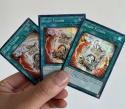 X3 Yugioh Ready Fusion MP22-EN163 2022 Tin of the Pharaoh's Gods 1st Edition NM - Image 1