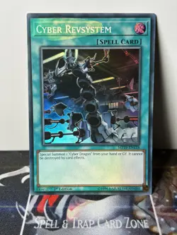 Yugioh Cyber Revsystem MP19-EN118 Super Rare *Foil Misprint* 1st Edition NM - Image 1