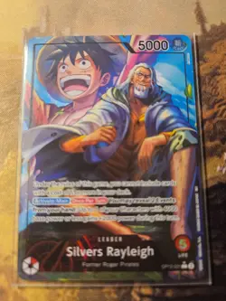 Silvers Rayleigh (Alternate Art) OP12-001 Legacy of the Master Foil - Image 1