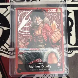 Bandai One Piece TCG Monkey D. Luffy ST01-001 Leader ENG 5000 - Image 1