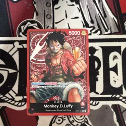 Bandai One Piece TCG Monkey D. Luffy ST01-001 Leader ENG 5000 - Image 3