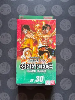 One Piece Starter Deck EX ST30 Luffy & Ace (ST-30) - (ENGLISH) - Opened - Image 1