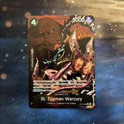 St. Topman Warcury (Alternate Art) OP13-089 Carrying On His Will Foil One Piece - Image 1