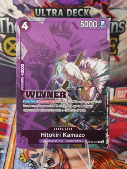 2025 One Piece Winner Pack Volume 1 Hitokiri Kamazo Alt Art Killer #OP06-076 - Image 1
