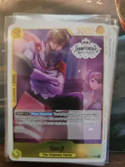 SANJI - One Piece OP03-102 - PROMO Store Championship Participation Pack Vol. 2 - Image 1