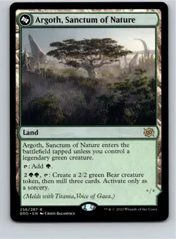 Magic the Gathering Argoth, Sanctum of Nature The Brothers' War MTG Free Ship! - Image 1