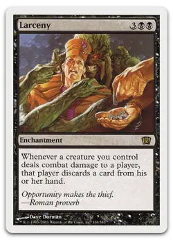 Larceny #139 (NM) 8th Edition 8ED Magic MTG - Image 1
