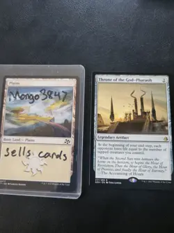 MTG Throne of the God-Pharaoh EX Amonkhet Rare - Image 3