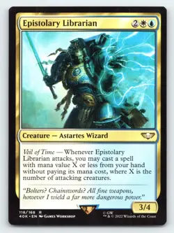 Epistolary Librarian 118 Universes Beyond: Warhammer 40k Magic: The Gathering NM - Image 1