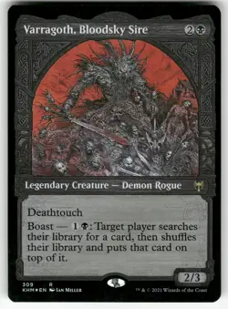 Varragoth, Bloodsky Sire (FOIL + Showcase) 309 Kaldheim Magic: The Gathering NM - Image 1