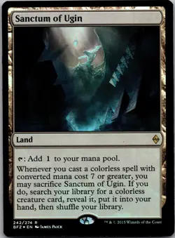 Sanctum of Ugin 242 Rare Battle for Zendikar Magic: The Gathering Foil Near Mint - Image 1