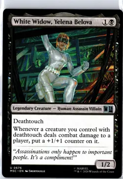 White Widow, Yelena Belova 676 Commander: Marvel Super Heroes MTG NM - Image 1