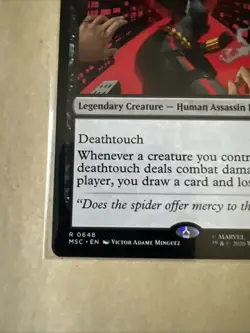 MTG Black Widow, Deadly Hunter MSC 0648 R NM Regular - Image 3