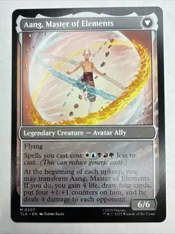 Avatar Aang MTG TLA 207 MYTHIC NM The Last Airbender UNPlayed ATLA - Image 4