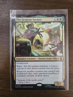 The Serpent Society Foil MSH 226 Marvel Super Heroes Magic the Gathering Mtg - Image 1