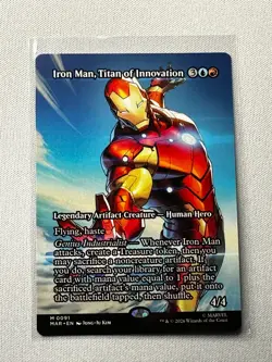 Iron Man, Titan of Innovation (Borderless) 91 Marvel Universe Eternal-Legal M NM - Image 1