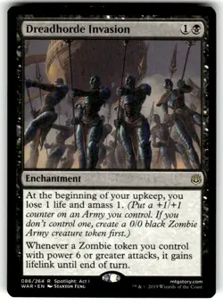 Dreadhorde Invasion 86 Rare War of the Spark Magic: The Gathering Near Mint - Image 1