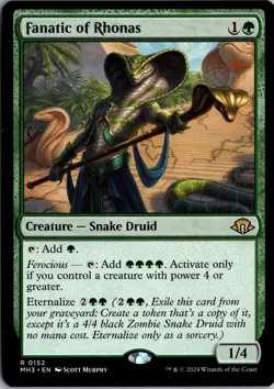 Fanatic of Rhonas 152 Rare Modern Horizons 3 Magic: The Gathering Lightly Played - Image 1