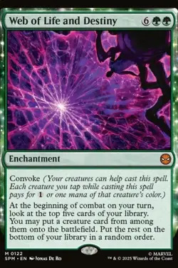 Web of Life and Destiny 122 Mythic MTG SPM NM - Image 1